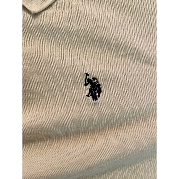 US Polo Assn Men's Short Sleeve Polo Shirt Yellow Medium - Picture 2 of 4